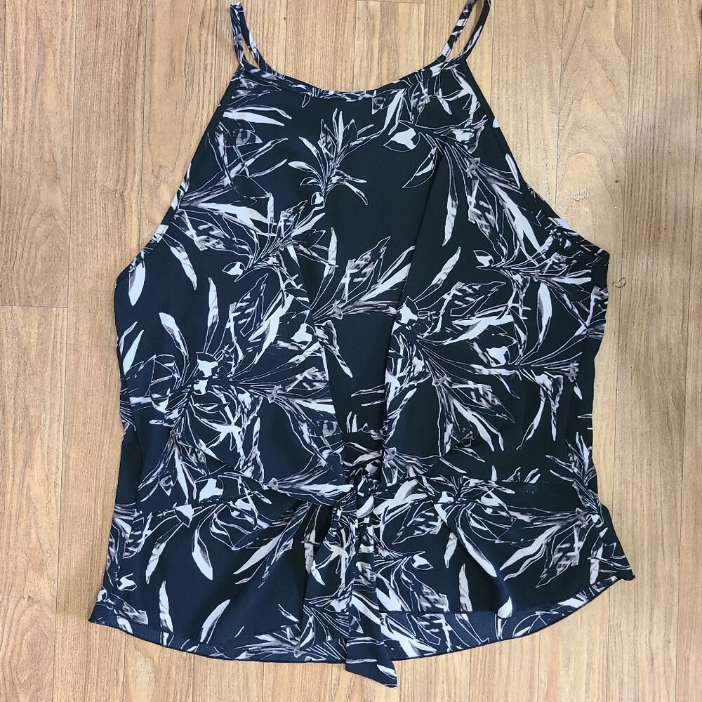 Black and beige top XL-A103